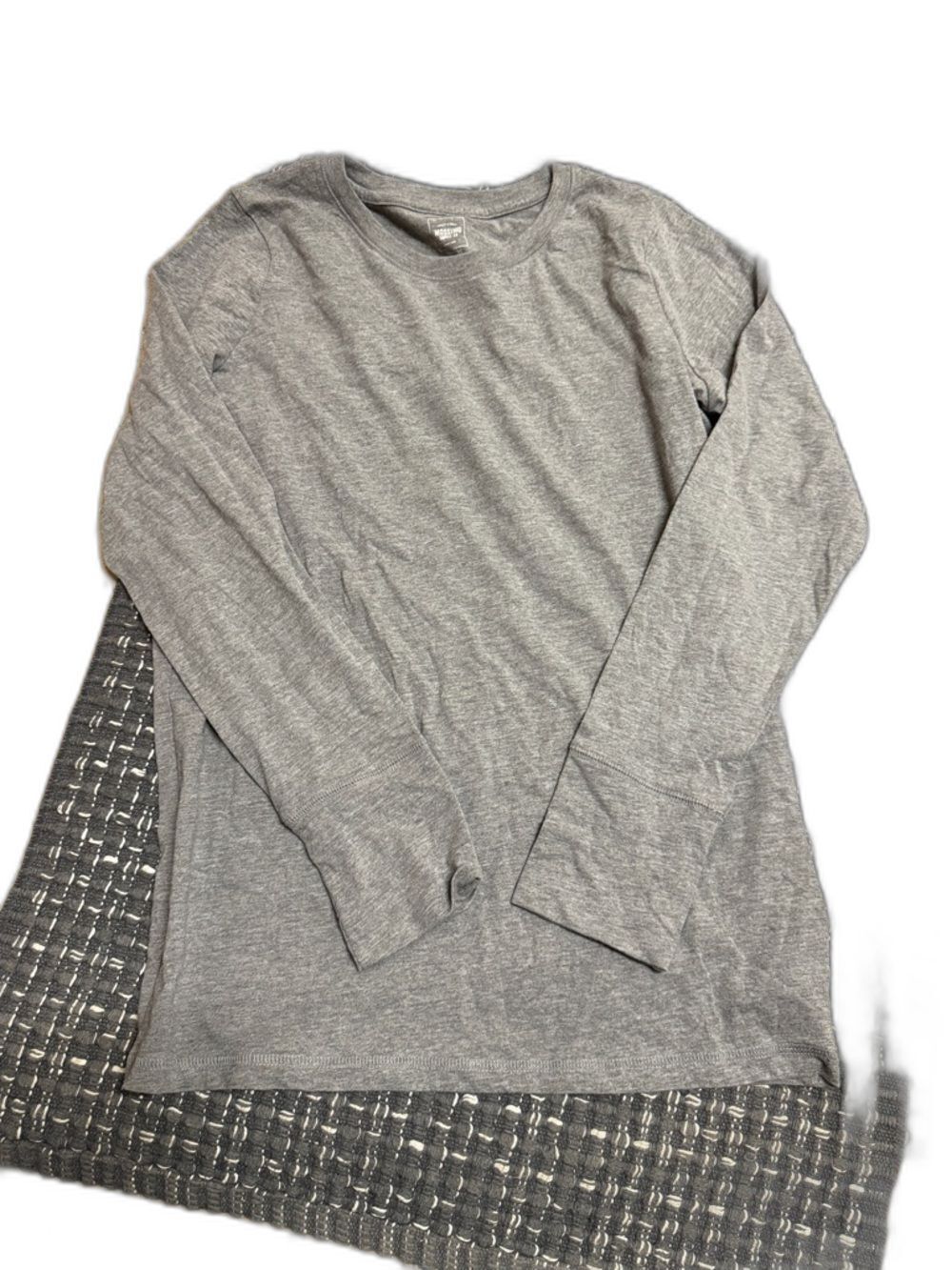 Mossimo Supply Co. Men's Long-Sleeve Crewneck Shirt - Gray